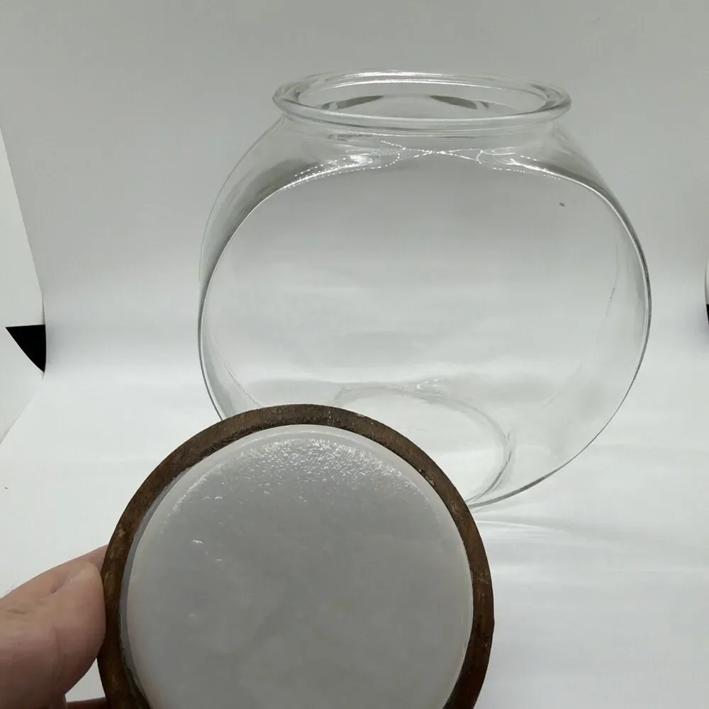 Vintage Clear Glass Café Diner 7